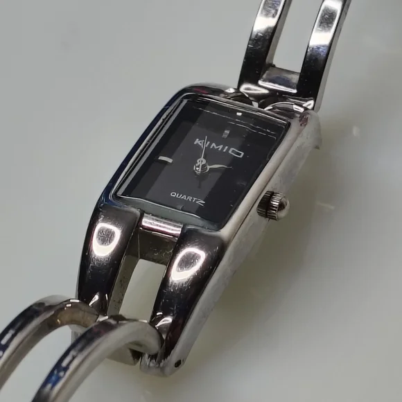 Kimio Black and Silver Quartz Watch - Picture 4 of 9